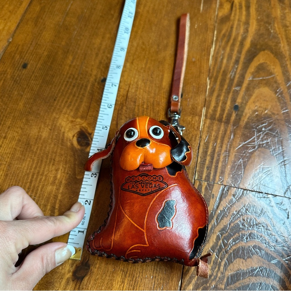 Brown Dog-Shaped Leather Coin Purse 🐶 - Picture 4 of 6